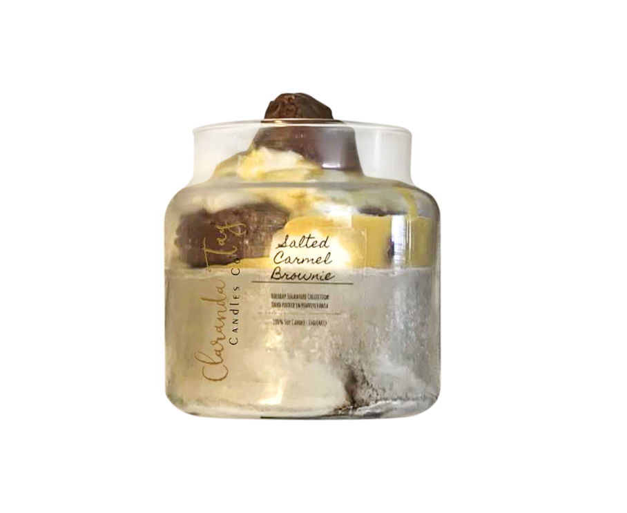 Salted Caramel Brownie Dessert Candle Claranda Tay Candles Co