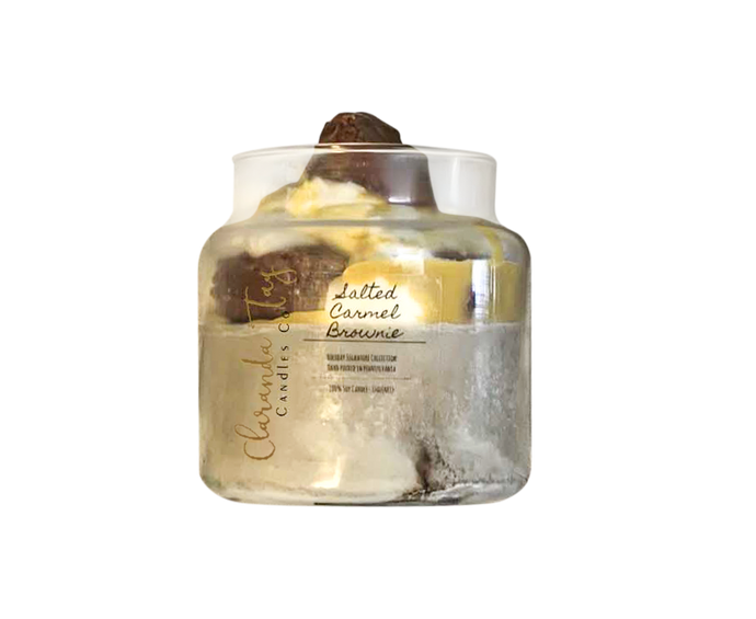 Salted Caramel Brownie Dessert Candle