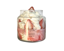 Load image into Gallery viewer, Strawberry Cupcake Dessert Candle (14oz)
